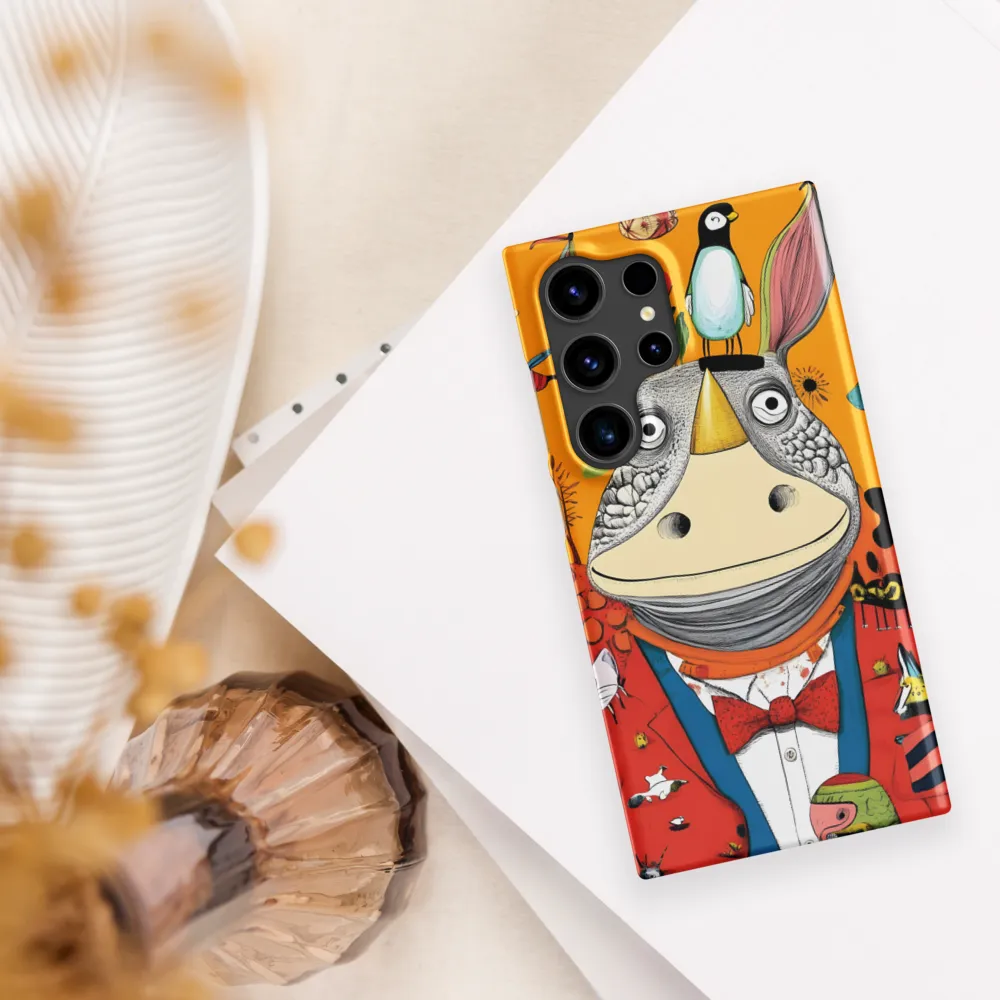 Whimsical Rhinoceros: A Playful Encounter