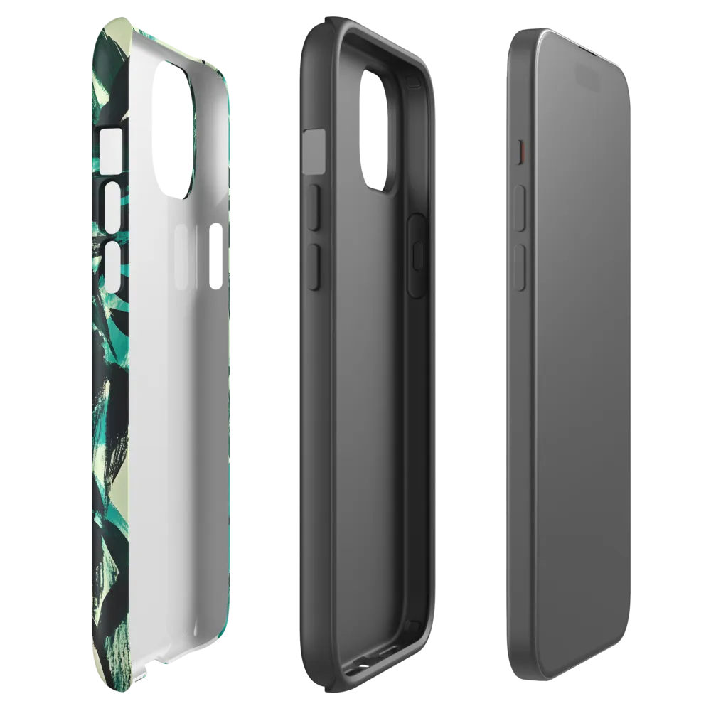 Curious Giraffe in Lush Greenery | Phone Case |  15 Plus | Tough Case | Matte