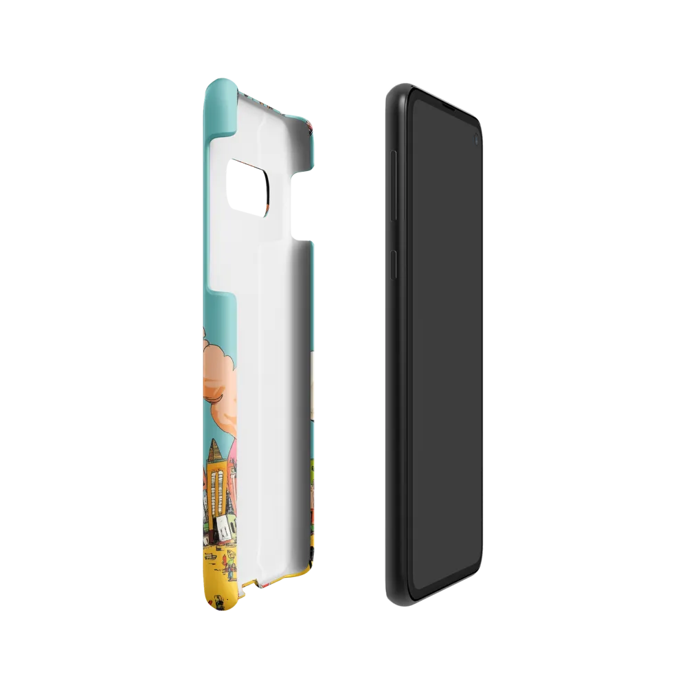 Urban Fantasia: A Whimsical Encounter | Phone Case |  S10e | Snap Case | Matte