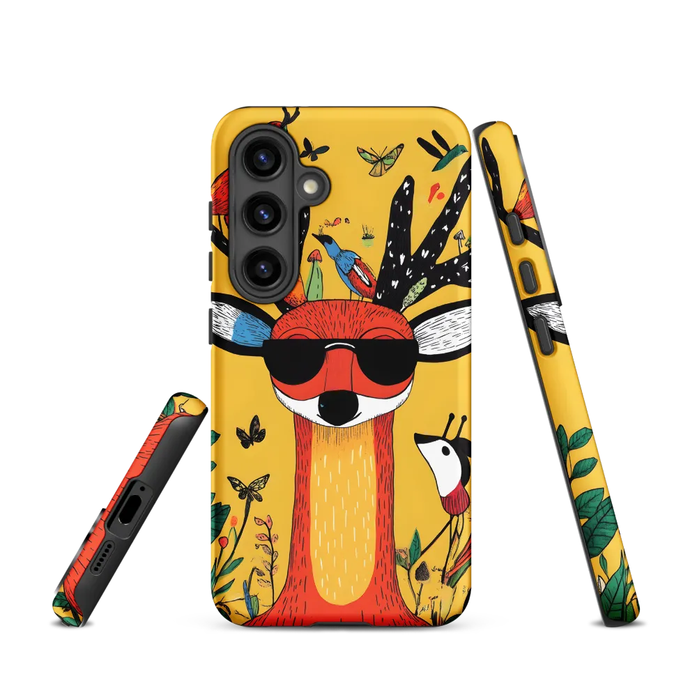 Playful Deer with Sunglasses