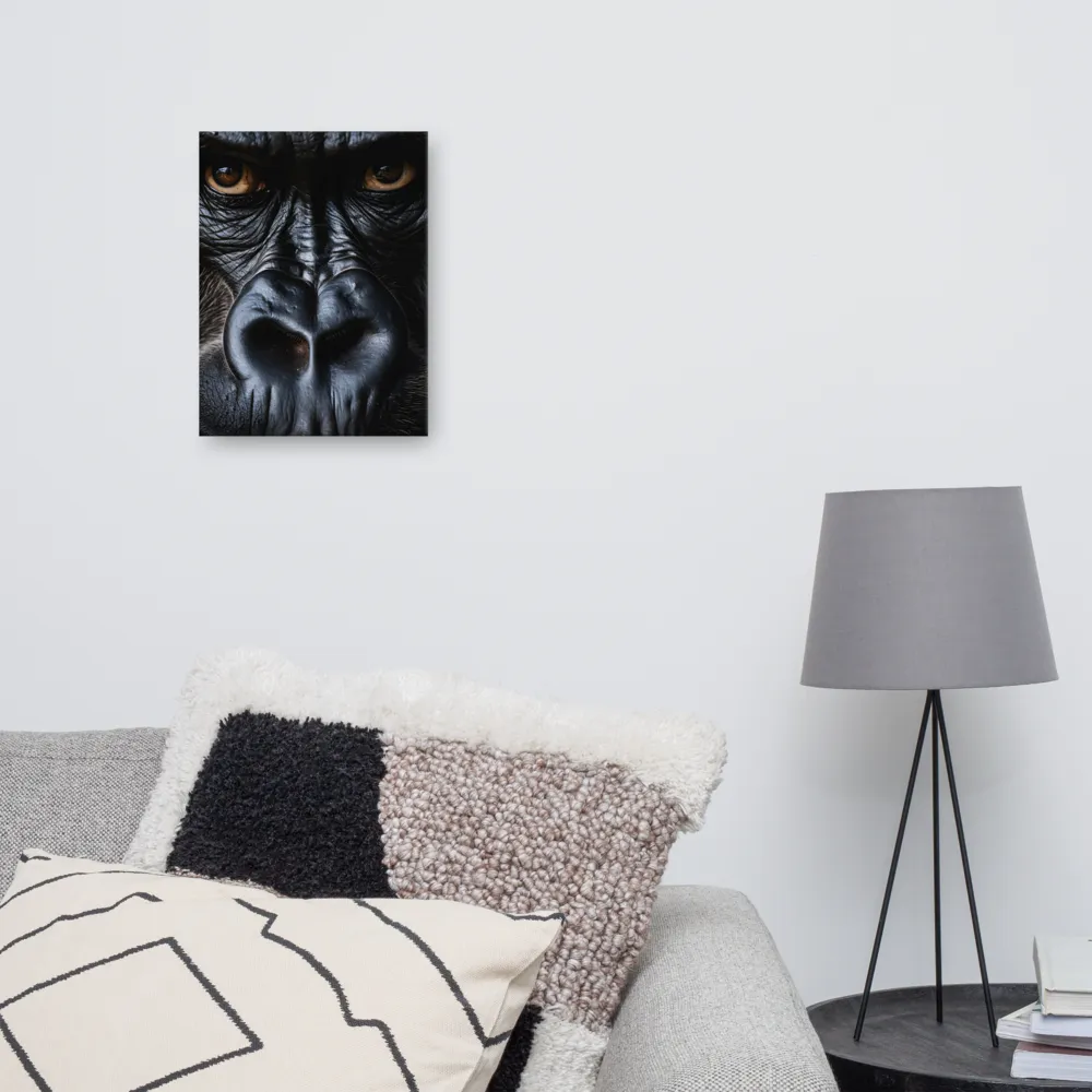 Gaze of the Wild: A Gorilla's Portrait