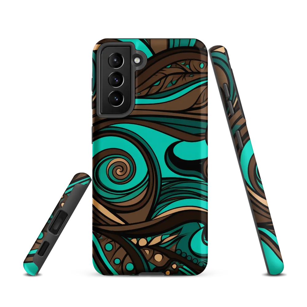 Fluctuating Currents | Phone Case |  S21 | Tough Case | Matte