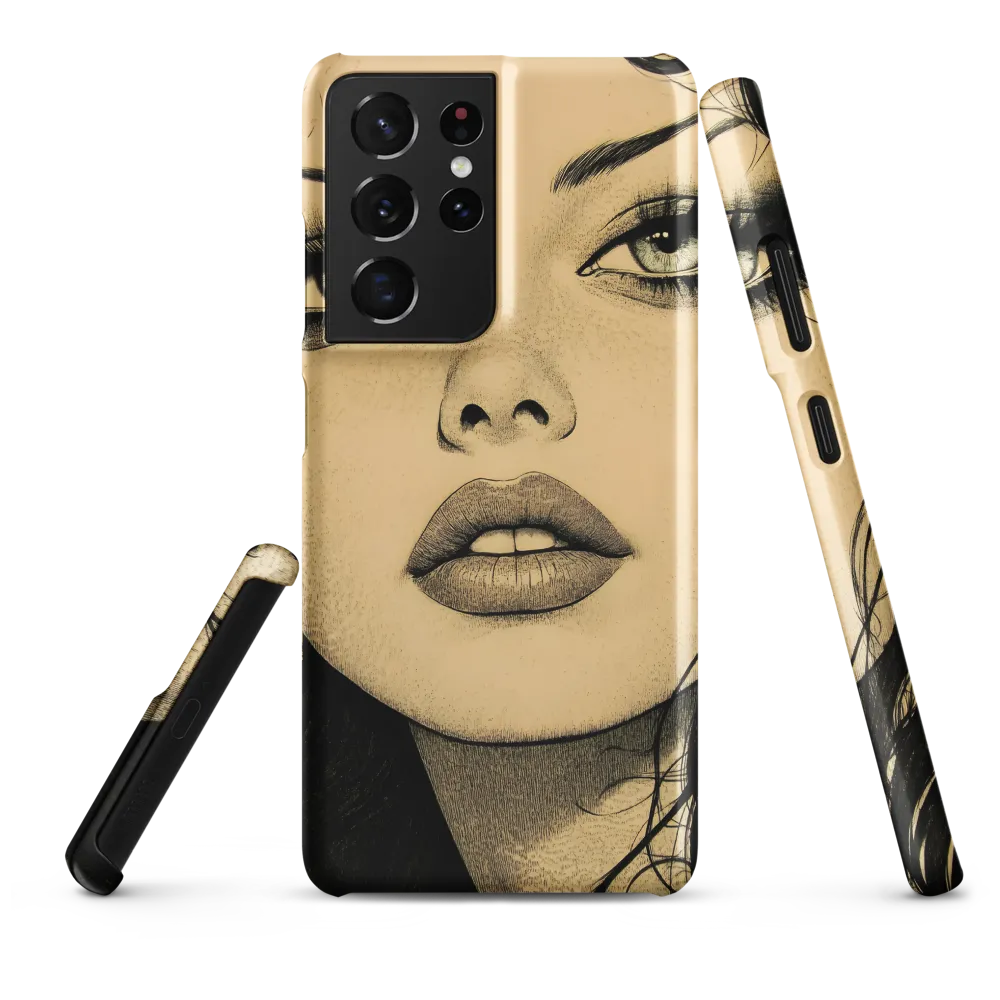 Enigmatic Gaze | Phone Case |  S21 Ultra | Snap Case | Matte