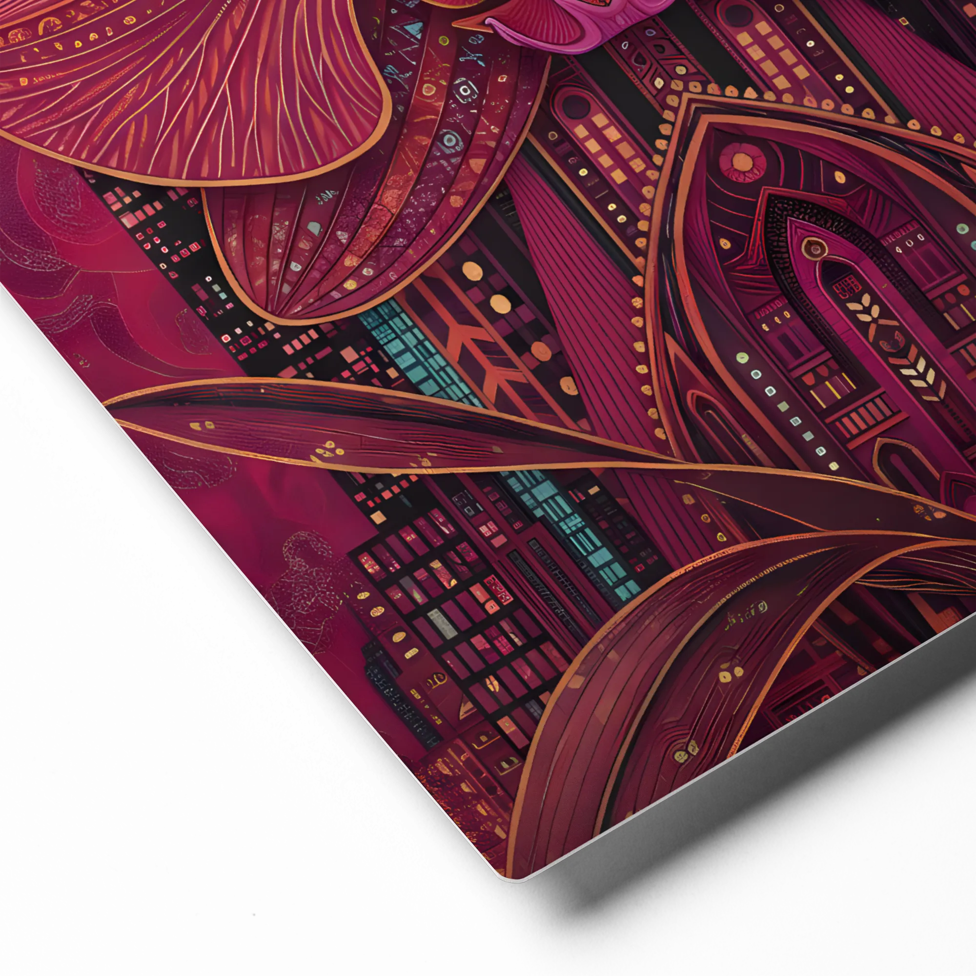 Metropolitan Orchid Bloom 
 Metal Print | 8″x 10″