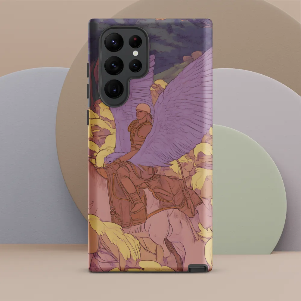 The Winged Guardian | Phone Case |  S22 Ultra | Tough Case | Matte
