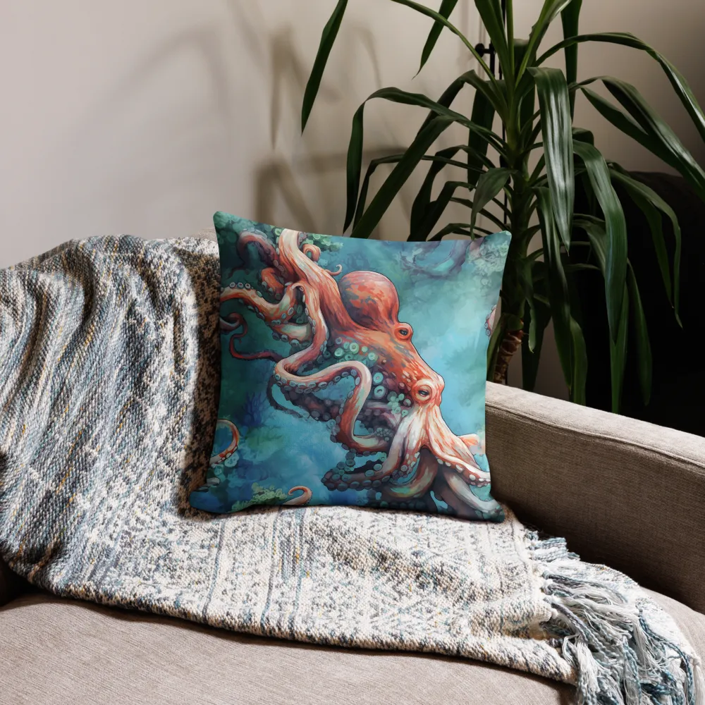 Dancing in the Depths | Pillow | 18″×18″