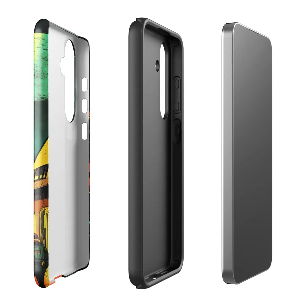 Cosmic Exploration: The Silent Journey | Phone Case |  S24 Plus | Tough Case | Glossy