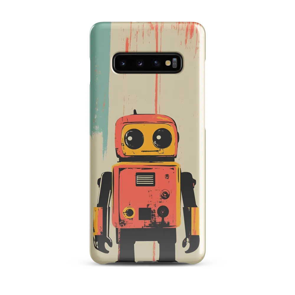 Retro Robot Charm | Phone Case |  S10 Plus | Snap Case | Glossy