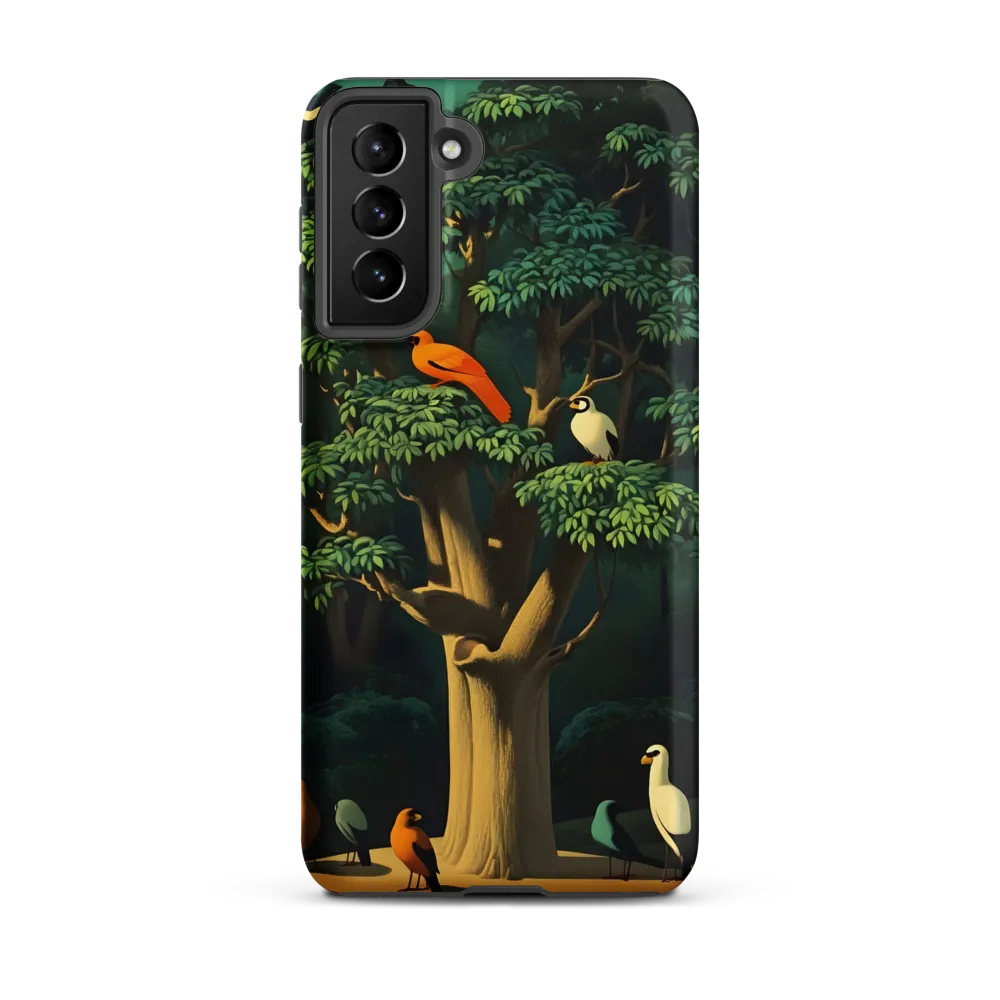 Harmony in Color: A Surreal Bird Symphony
