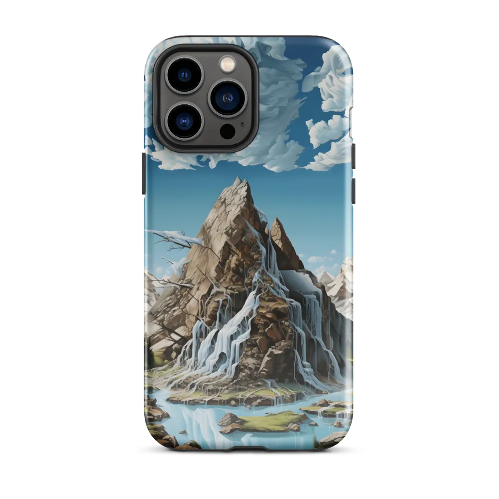 Majestic Cascade: A Mountain Masterpiece