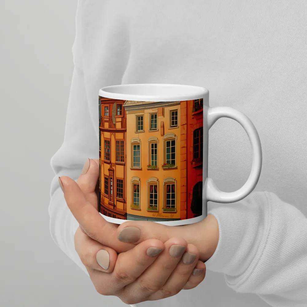 Charming Facades: A Tribute to Urban Living | Mugs | Multiple Sizes & Colors