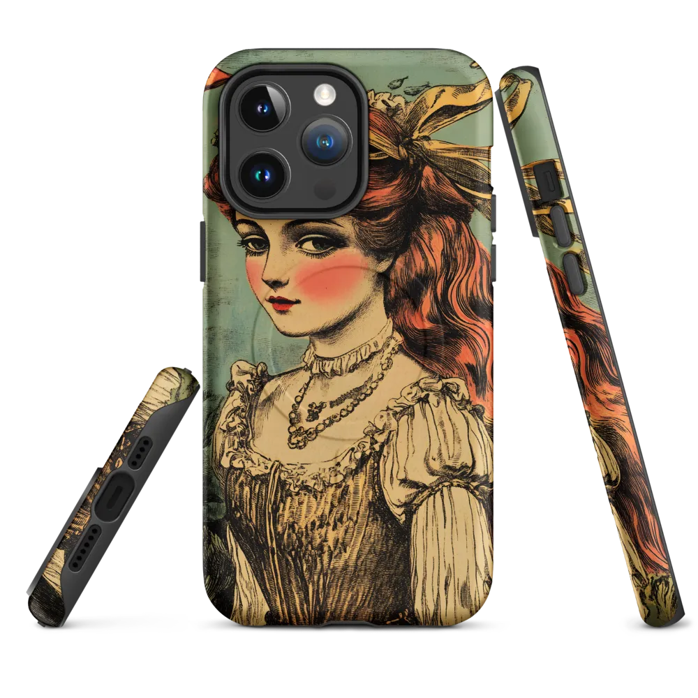 Elegance Beneath the Waves | Phone Case |  14 Pro Max | MagSafe® Tough Case | Matte