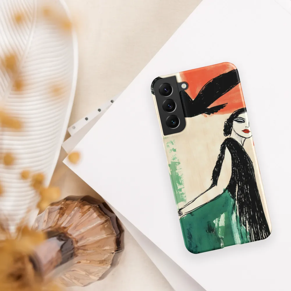 Elegance in Flight | Phone Case |  S22 Plus | Snap Case | Matte