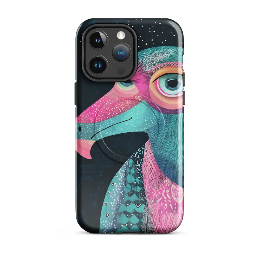Whimsical Vulture: A Dance of Colors