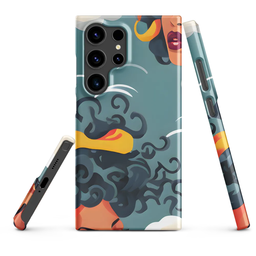 Dreamscapes of Elegance: A Vibrant Exploration of Clouds and Emotion | Phone Case |  S24 Ultra | Snap Case | Matte