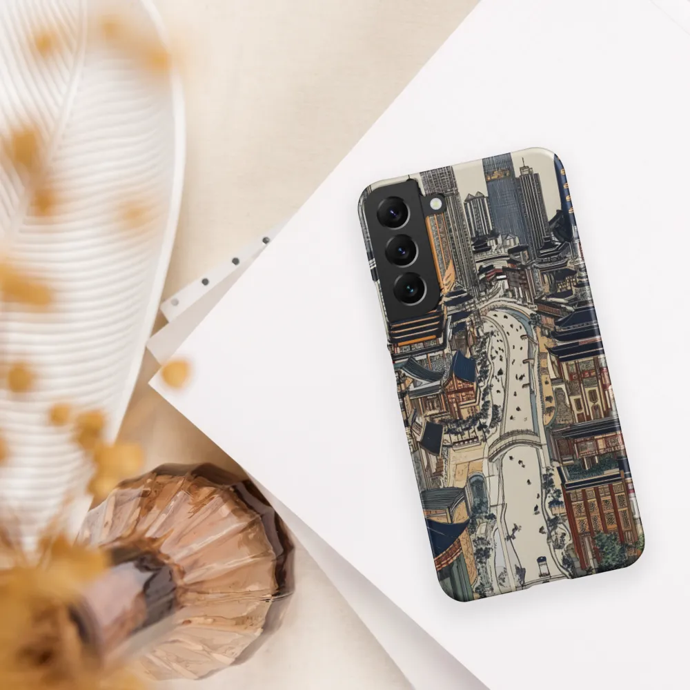 Urban Harmony: A Fusion of Tradition and Modernity | Phone Case |  S22 Plus | Snap Case | Matte