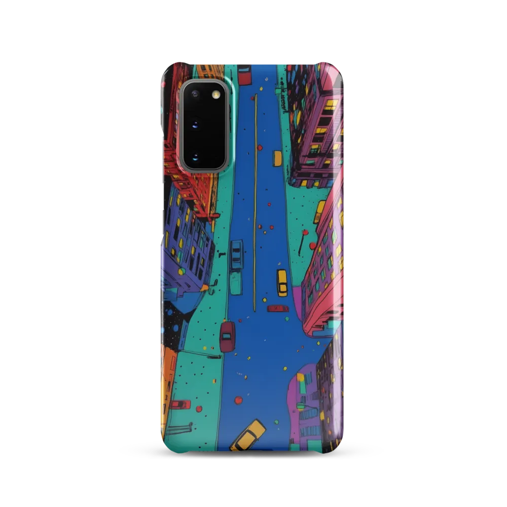 Aerial Dreamscape: The Pulse of Urban Life | Phone Case |  S20 | Snap Case | Glossy