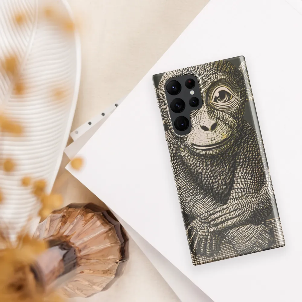 Intricate Primate Portrait