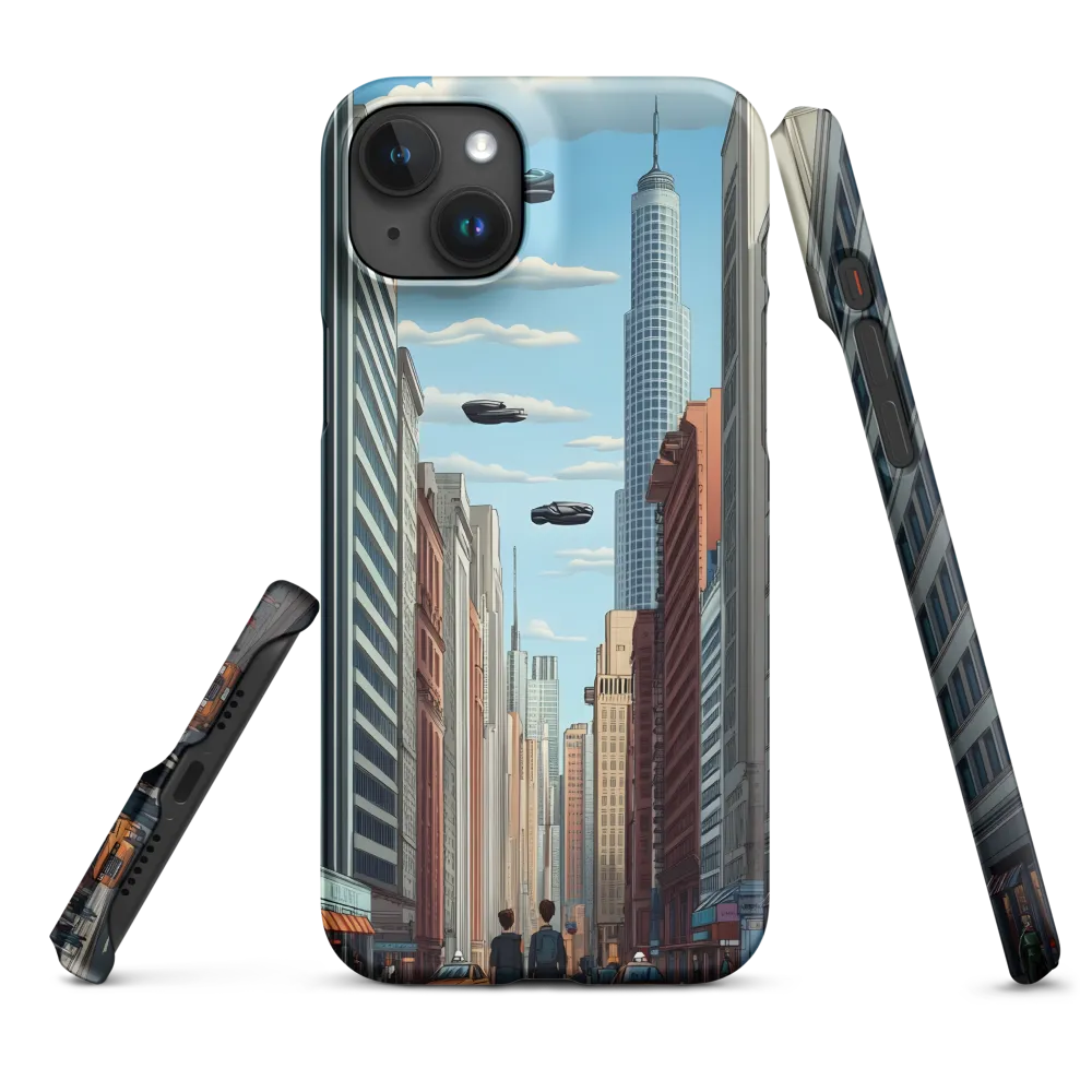 Futuristic Stroll through the Urban Skyline