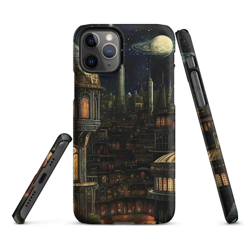 Celestial Enigma: A Surreal Cityscape