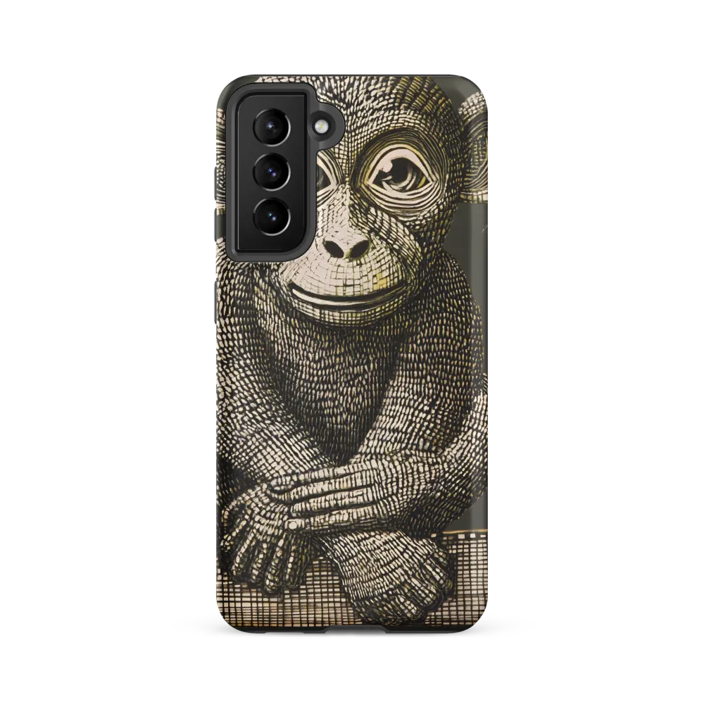 Intricate Primate Portrait