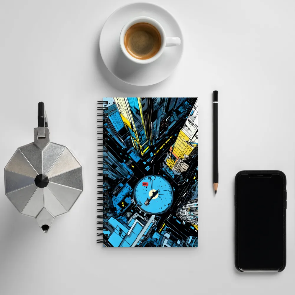 Time in the Urban Pulse | Spiral Notebook