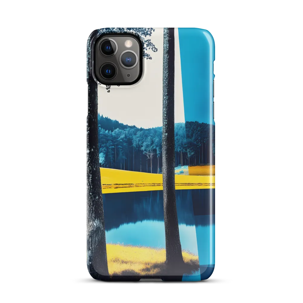 Tranquil Fusion of Nature and Geometry | Phone Case |  11 Pro Max | Snap Case | Glossy