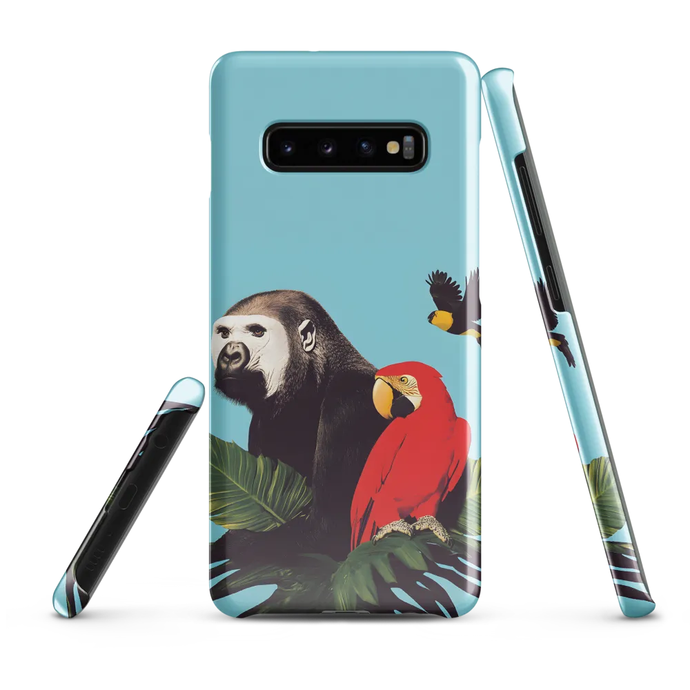 Tropical Harmony: A Celebration of Wildlife | Phone Case |  S10 Plus | Snap Case | Glossy