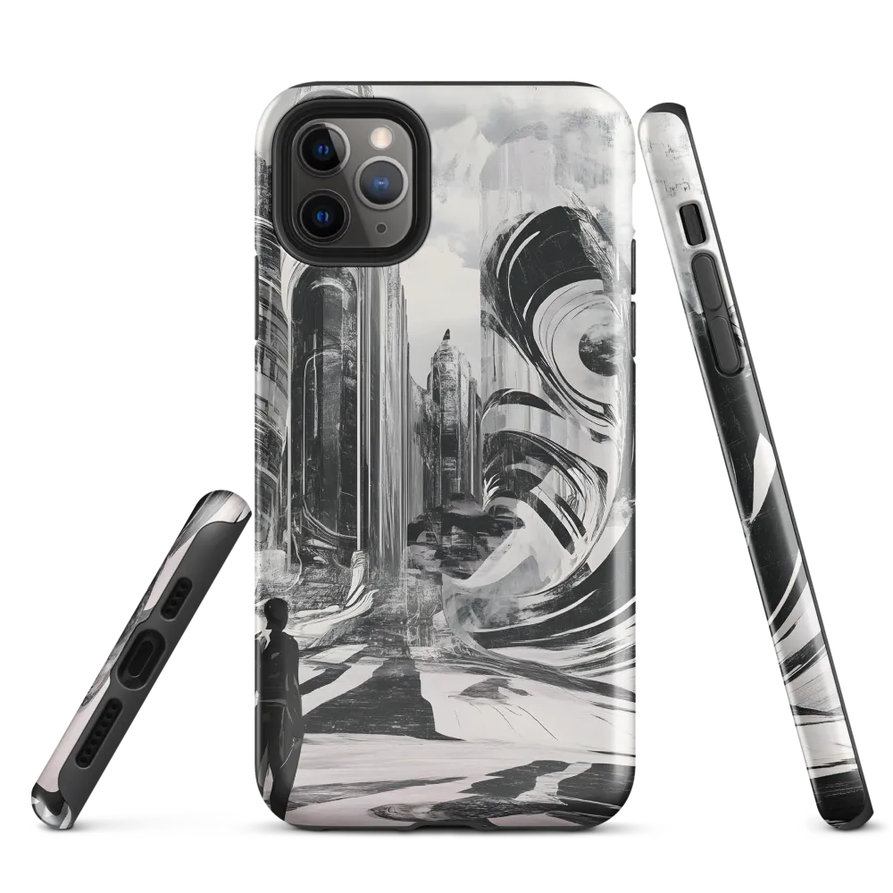 Architectural Dreams in Monochrome | Phone Case |  11 Pro Max | Tough Case | Glossy