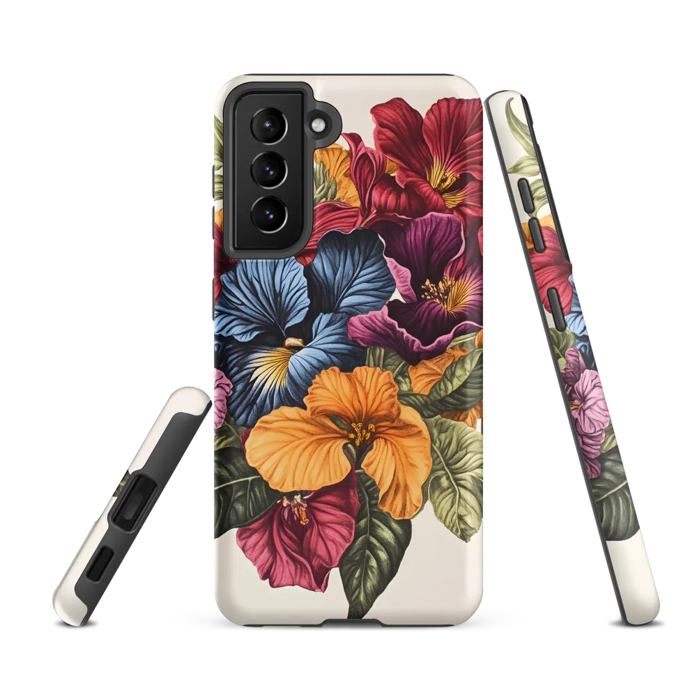Floral Symphony in Color | Phone Case |  S21 FE | Tough Case | Matte