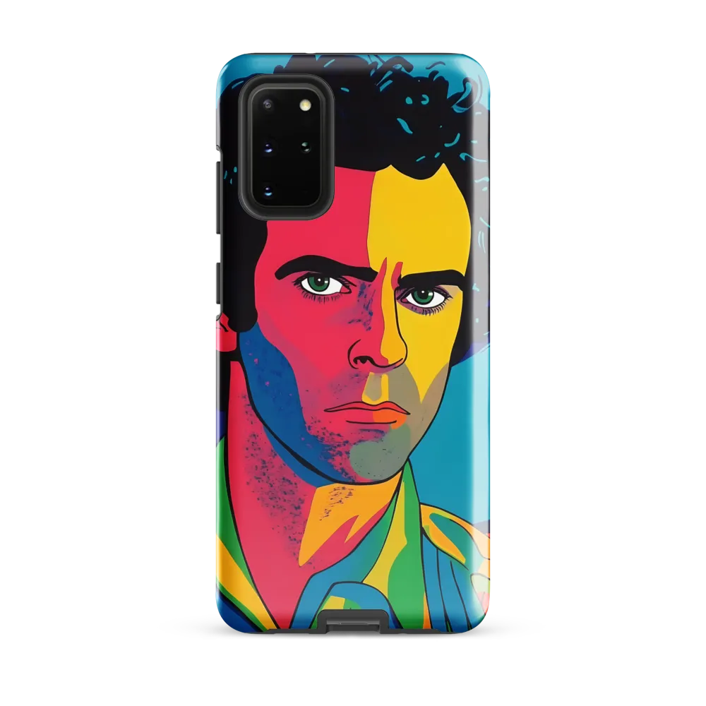 Electric Visage: A Portrait of Vibrance