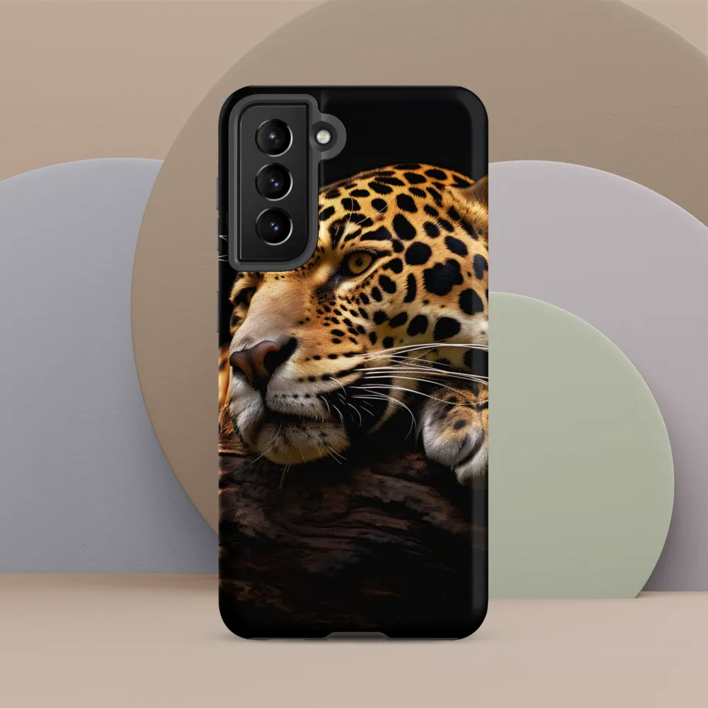 Tranquil Majesty: The Resting Leopard