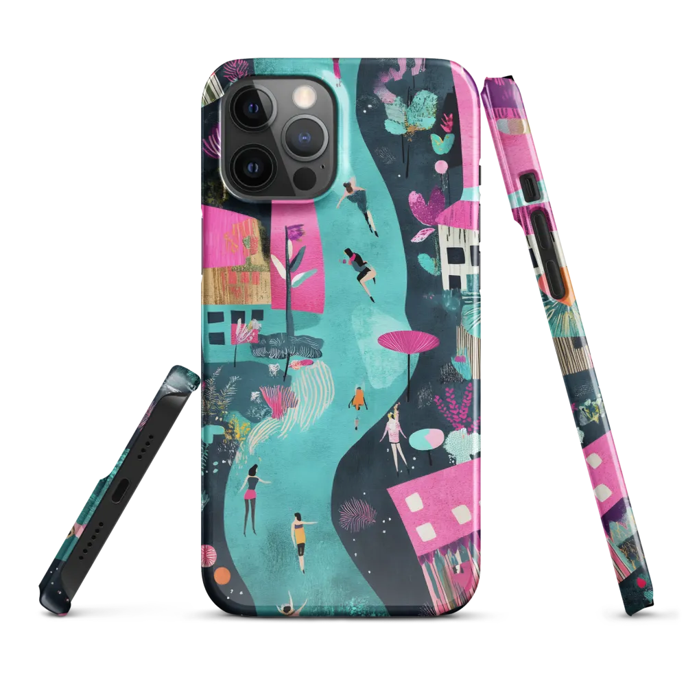 Whimsical Journey Through a Vibrant Landscape | Phone Case |  12 Pro Max | Snap Case | Glossy