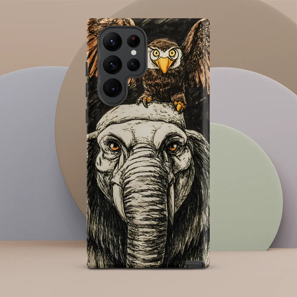 Strength and Wisdom: The Guardians of Nature | Phone Case |  S22 Ultra | Tough Case | Matte