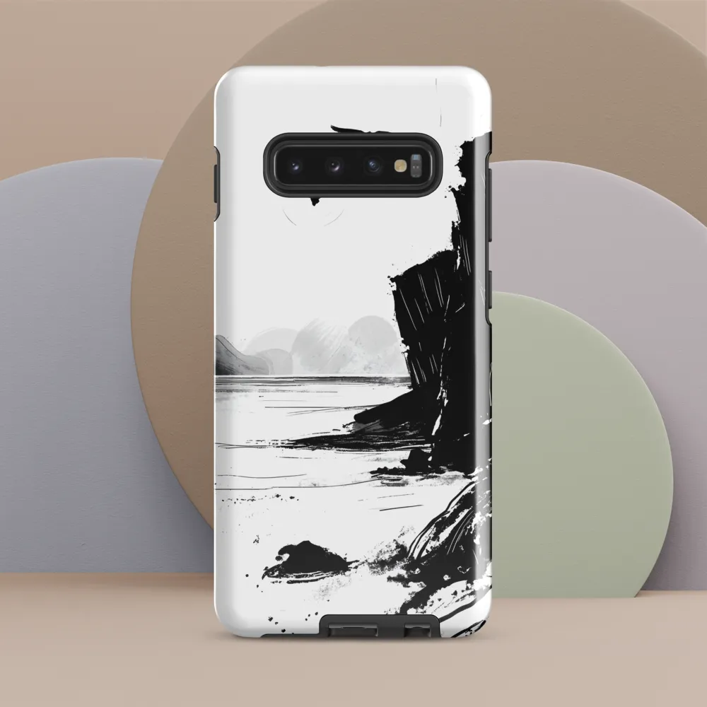 Ethereal Heights: A Minimalist Landscape | Phone Case |  S10 Plus | Tough Case | Glossy