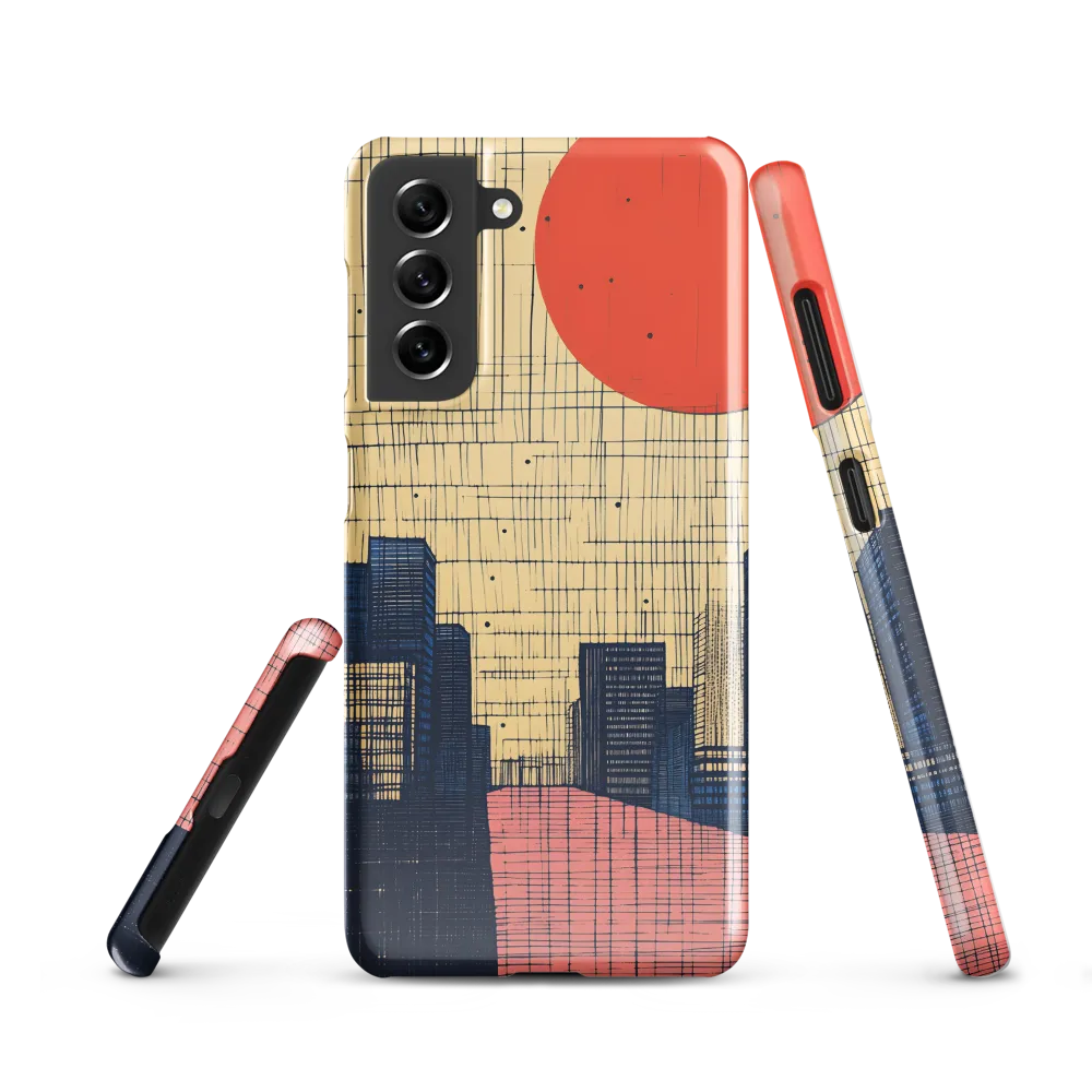 Urban Echoes: A Minimalist Cityscape