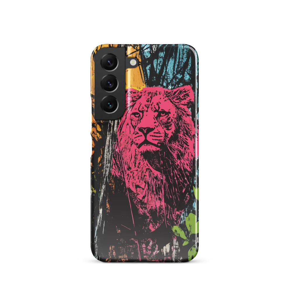 Fierce Vibrance: The Pink Lion