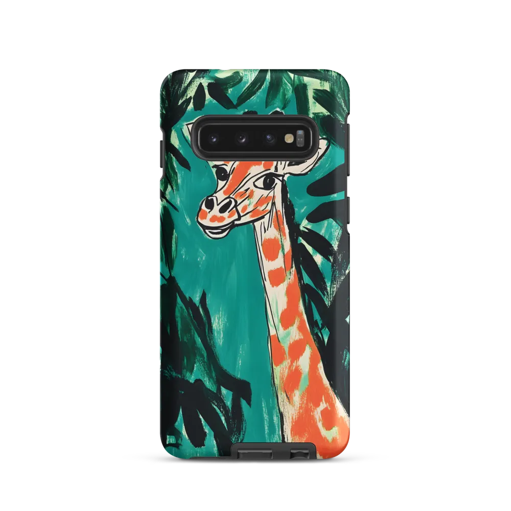Giraffe in the Teal Canopy