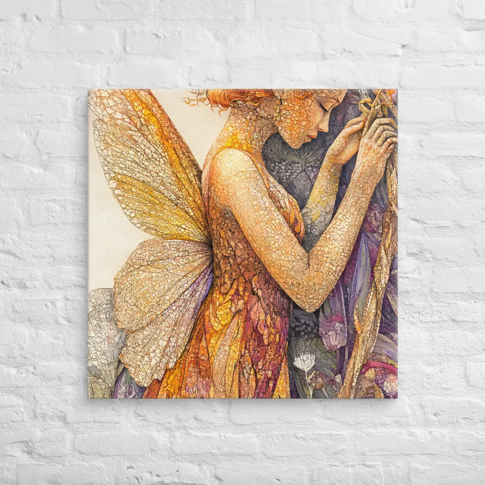 Whispers of the Frosted Meadow | Canvas | 30″×30″