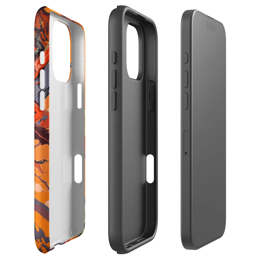 Life in Motion: An Abstract Tree | Phone Case |  16 Pro Max | Tough Case | Matte