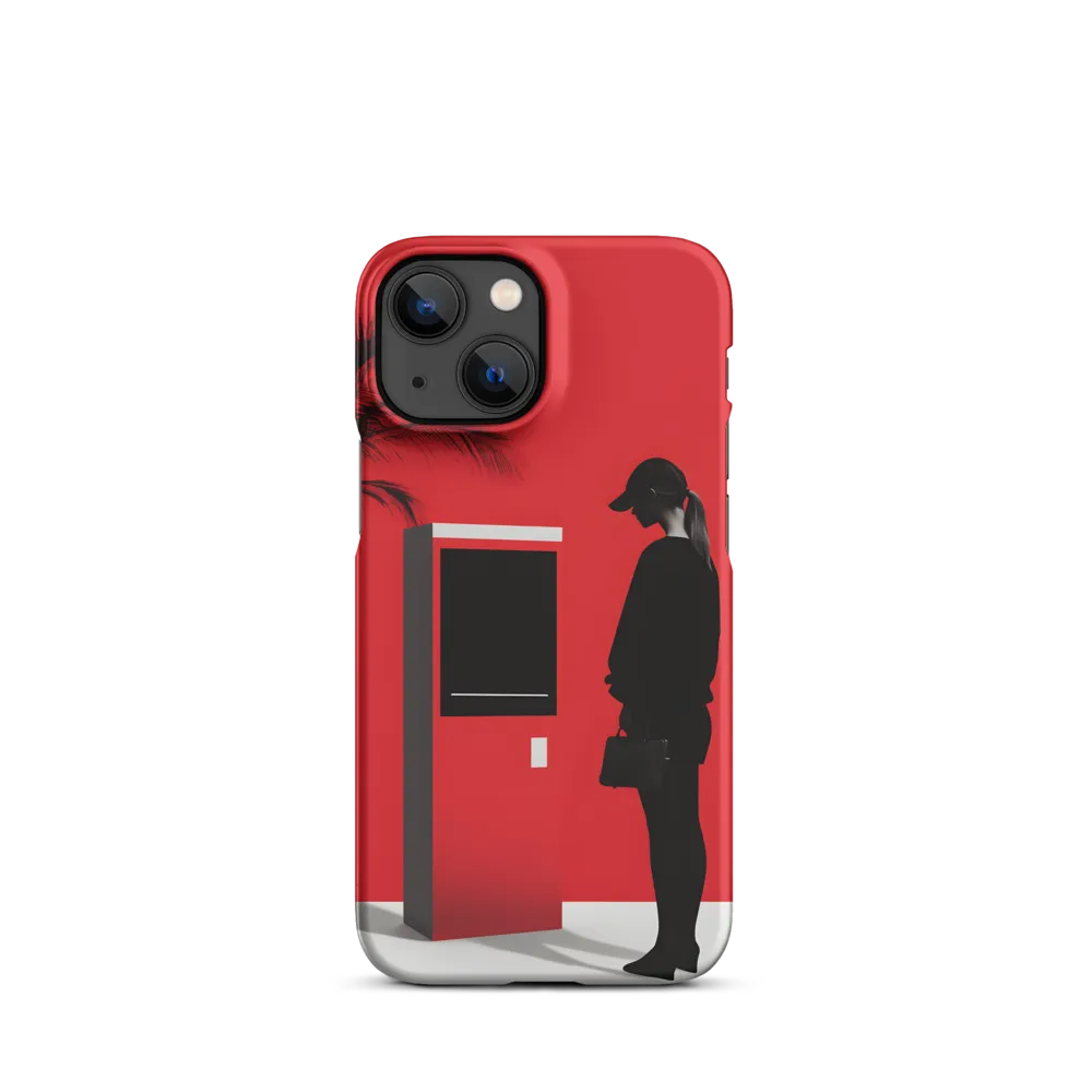 Contemplation in Red | Phone Case |  13 Mini | Snap Case | Matte