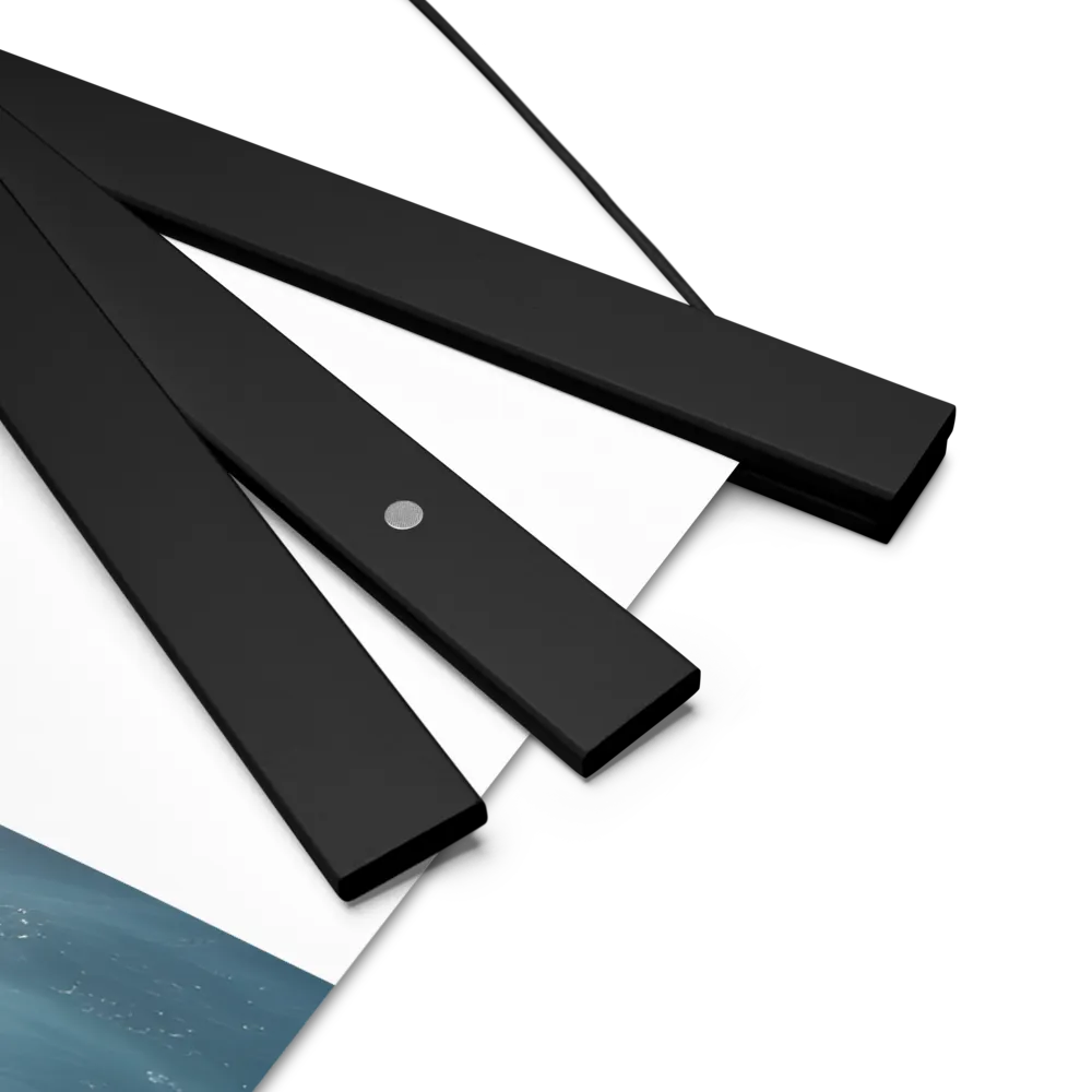 Graced by the Depths | Poster With Black Wood Hanger | 18″×24″