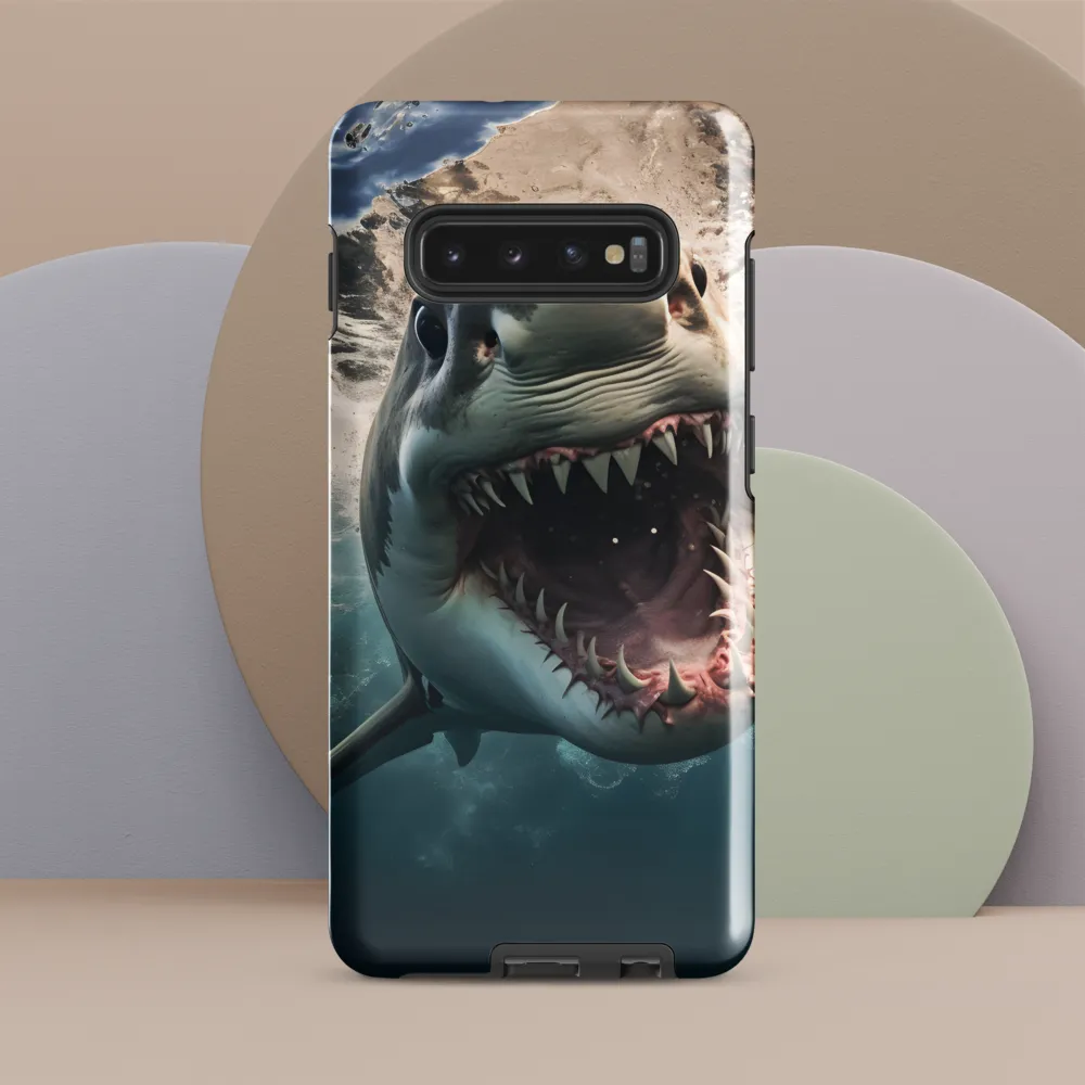 Fierce Majesty of the Ocean | Phone Case |  S10 Plus | Tough Case | Glossy