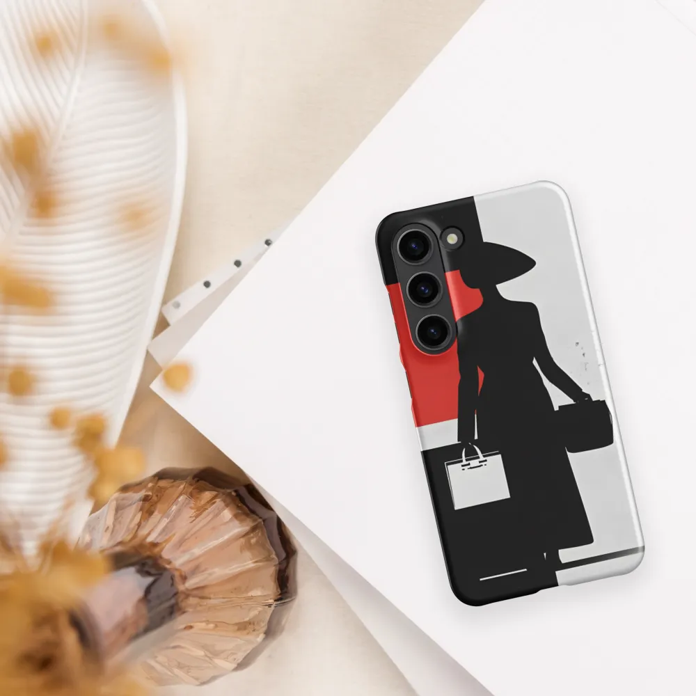 Silhouette of Elegance | Phone Case |  S23 | Snap Case | Matte