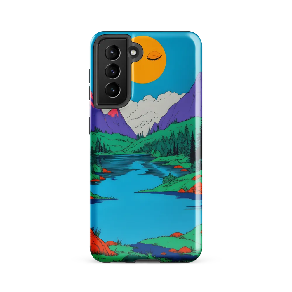 Whimsical Serenity in Vibrant Colors