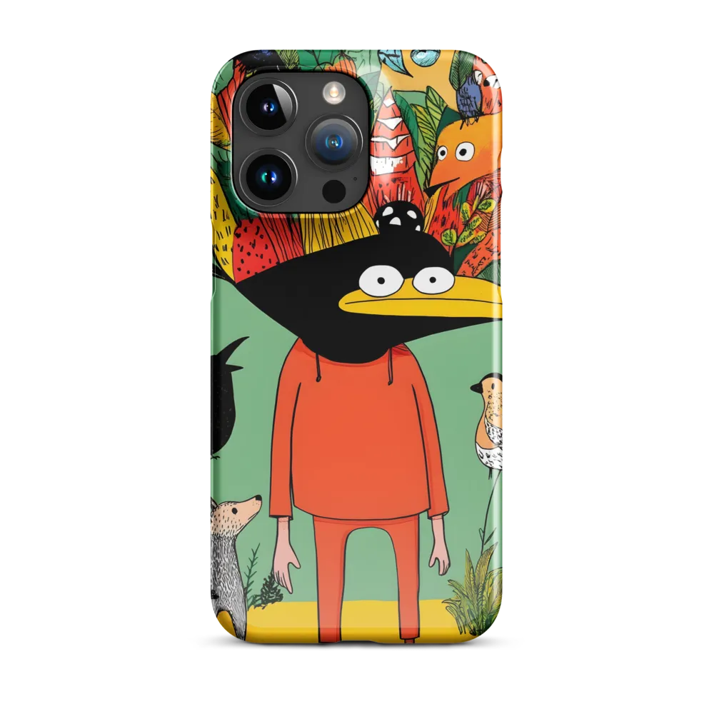 Whimsical Encounter in a Colorful Jungle