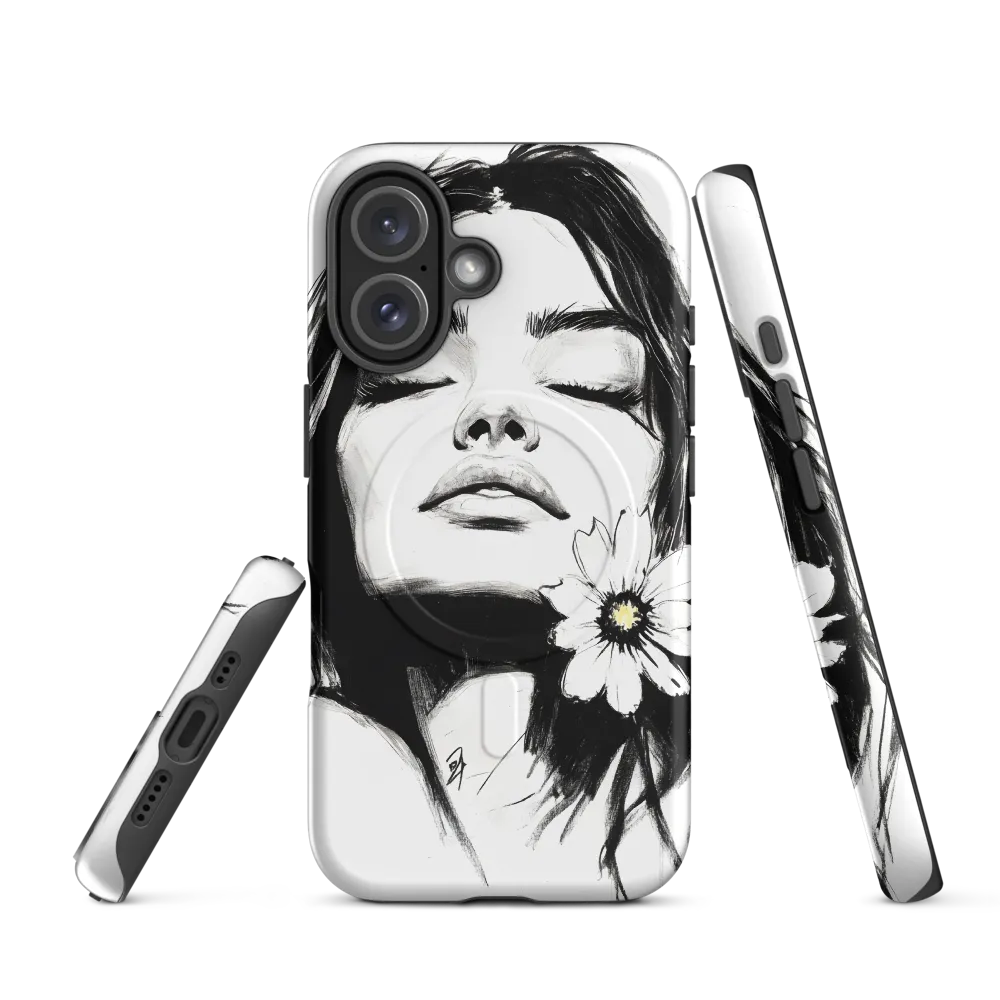 Serenity in Ink | Phone Case |  16 | MagSafe® Tough Case | Matte