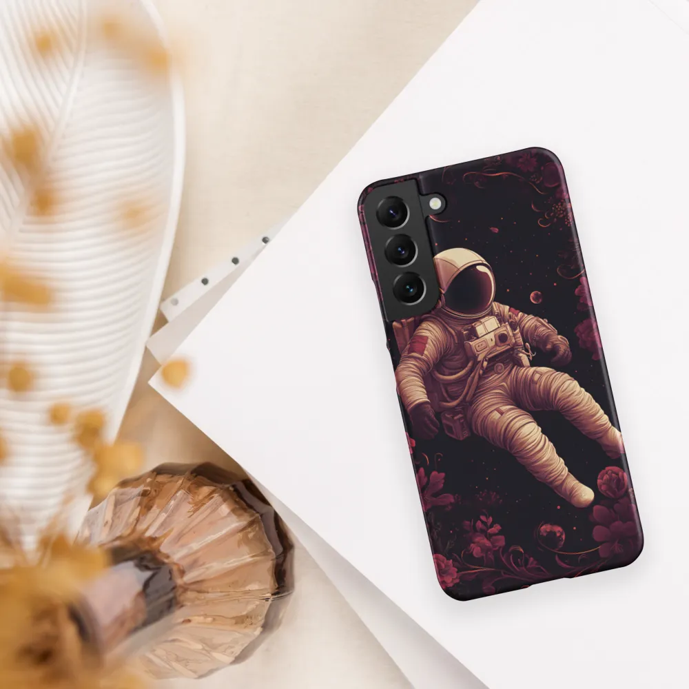 Cosmic Bloom: An Astronaut's Journey