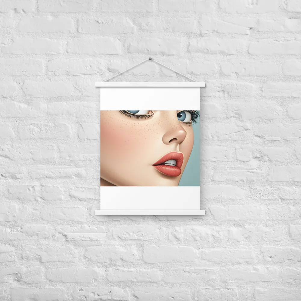 Intriguing Elegance | Poster With White Wood Hanger | 18″×24″
