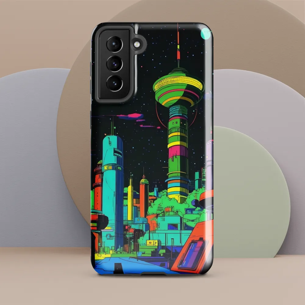 Neon Dreams: A Futuristic Cityscape